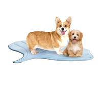 Dog Cooling Mat,Non-Slip Dog Summer Self-Cooling Mat - Breathable Plant Shaped Bed Portable Blanket Pet Accessories for All Seasons Indoor Outdoor Travel Winter
