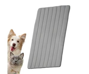 Dog Cooling Mat - Non-Slip Pad for Puppy Cage, Chew-Proof Pet Cooling Mat for Summer Floor Sofa Car Travel Sleeping Cage Balcony Outdoor Comfortable Design Keeps Dogs Cool Relaxed and Safe