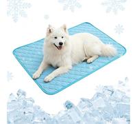 Dog Cooling Mat, Pet Cooling Mat For Cats, Portable Foldable Washable Cool Pad, 70 X 50/100 X 70cm Safe Non-Slip, For Dogs Cats Puppy Indoor Outdoor Use In Hot Summer
