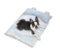 Dog Cooling Mat & Pet Cooling Pad | Sleeping Mat With Pillow For Hot Weather | Perfect For Bedroom, Car, Sofa, Crate, Kennel | Indoor & Outdoor Use | Keeps Dogs, Puppies, And Pets Comfortable After Ex