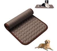 Dog Cooling Mat Pet Mat, Durable Washable Portable Coolings Pad for Dogs Cats in Hot Summer, Ice Silk Self Cooling Foldables Mats Non Slip Easy Clean Pad for Large Small Breed