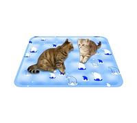 Dog Cooling Mat - Portable Pet Blanket 19.69 Inch | Washable Summer Cooler | Polyester Car Seat Bed For Cats And Dogs For Hot Dogs