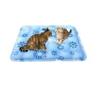 Dog Cooling Mat - Portable Pet Blanket 19.69 Inch | Washable Summer Cooler | Polyester Car Seat Bed For Cats And Dogs For Hot Dogs
