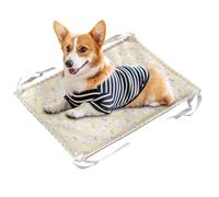 Dog Cooling Mat - Soft Pet Bed - Double Sided Mattress with Four Corners Ropes for Sofa Bed Indoor Cage Outdoor Kennel