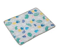 Dog Cooling Mat - Temperature Regulating Core, Non Slip Base, Scratch Resistant Materials, Washable Easy Care Cover | Kennel Liner, Car Seat Cushion, Patio Lounger, Puppy And Cat Sleeping Area