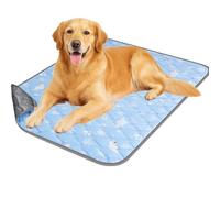 Dog Cooling Mat-Washable-Pet-Cool-Pad-for-Large Dogs-Cats-for Indoor or Outdoor,Foldable Self Cooling Mat Pet Cool Blanket Durable Non-Toxic Summer Pet Bed, Q-MAX>0.5 Ice Cool Fabric-XL-125 x 70cm