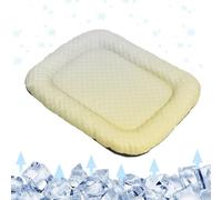 Dog Cooling Pad | Ice Silk Dog Bed Mat - Lightweight Puppy Cat Accessories for Indoor Outdoor Hot Days Resting Sleeping Napping