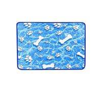 Dog Cooling Pad Non-Slip Self-Cooling Washable Cat Mat | Puppy Ice Silk Pad for Living Room Floor Sofa Crate Kennel Car Seat Travel Outdoor Camping