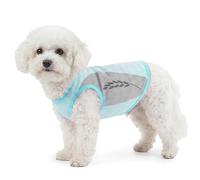 Dog Cooling Shirt, Lightweight Ice Cool Down Vest for Dogs Sun Protectio Shirt, Keeps Grass Seeds Out of Coat and Cools(Blue, S)