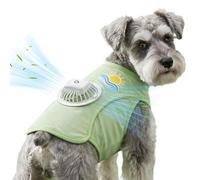 Dog Cooling Shirt - PP 32x20x2cm, 3 Speed Built In Fan Skin Friendly Summer | Lightweight Breathable Pet Cooling Apparel for Small Medium Large Dogs | Dog Cooling Vest for Outdoor Walks Travel Parties