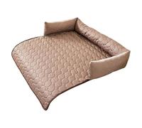 Dog Cooling Sofa Bed, Dog Blanket Ice Silk Machine Washable, Paw Chill Cooling Mat, Ice Filament Pet Pad, Protection Design, 90x90cm, For Small Or Big Pets