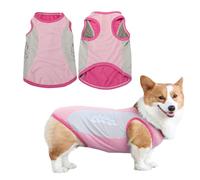 Dog Cooling Vest,1PC Breathable Mesh Dog Cooling Jacket Coat with Reflective Strip,Elastic Sun-proof Ice T-Shirt for Small Medium Large Dogs Outdoor Activities (Pink, 9XL)