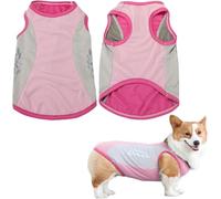 Dog Cooling Vest,1PC Breathable Mesh Dog Cooling Jacket Coat with Reflective Strip,Elastic Sun-proof Ice T-Shirt for Small Medium Large Dogs Outdoor Activities (B1, M, 1)