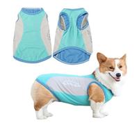 Dog Cooling Vest,1PC Breathable Mesh Dog Cooling Jacket Coat with Reflective Strip,Elastic Sun-proof Ice T-Shirt for Small Medium Large Dogs Outdoor Activities (Green, XXL)