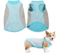 Dog Cooling Vest,1PC Breathable Mesh Dog Cooling Jacket Coat with Reflective Strip,Elastic Sun-proof Ice T-Shirt for Small Medium Large Dogs Outdoor Activities (A1, S, 1)