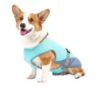 Dog Cooling Vest | Breathable & Adjustable Pet Cooling Jacket for Summer | Lightweight Dog Shirt for Outdoor Activities/Walks/Travel | Machine Washable Polyester Fabric (L)