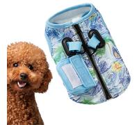 Dog Cooling Vest,Dogs Cooling Jacket,Safe Coat for Summer Sun Protection,Breathable Mesh Ice Vest,Dog Clothes Cool Jackets for Medium,Large Dogs(Blue,L)