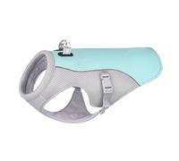 Dog Cooling Vest Harness - Breathable Sun Protection Jacket with Reflective Strips for Small Medium Large Dogs, Applicable to Outdoor Walking and Hiking(Blue-S)