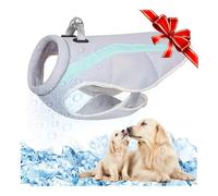 Dog Cooling Vest Harness Summer Mesh Walking Dog Cooler Jacket with D-Ring Evaporative Swamp Cool Coat Safety Reflective Vest for Small Medium Large Dogs Walking Outdoor Hunting Training Camping