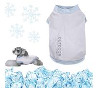 Dog Cooling Vest, Lightweight Breathable Ice Vest, Safe Coat for Summer Sun Protection for Small Dogs Indoor Outdoor And Activities (Grey, XL)