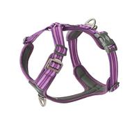 DOG Copenhagen Comfort Walk Air 3.0 Harness - Dog Harness - Adjustable, Reflective Harness - Stain and Water-Repellent, Purple Passion, L