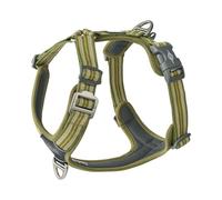 DOG Copenhagen Comfort Walk Air 3.0 Harness - Dog Harness - Adjustable, Reflective Harness - Stain and Water-Repellent, Hunting Green, XS