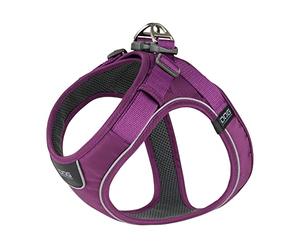 DOG Copenhagen Comfort Walk Go Dog Harness - Easy to put on and take off - Padded for Comfort - Reflective Trim - Small Dog - Puppy Harness, Purple Passion, Size XXS