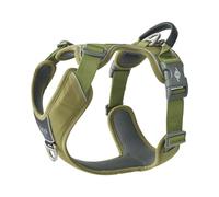 DOG Copenhagen Comfort Walk Pro 3.0 Dog Harness - Top and Front Clip Training Harness with Handle - For Small and Large Dogs - Padded for Comfort - Reflective Trims - No Pull, Hunting Green, XL