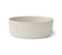 DOG Copenhagen Kronborg Ceramic Dog Bowl - Nordic Design Stoneware - For Dog Food or Water, S, Off White