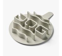 DOG Copenhagen Slow Feeder Dog Bowl Insert, Anti-Gulp Feeding Mat, Slows Eating for Better Digestion, Non-Slip Silicone, Size S - Coffee Cream