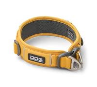 DOG Copenhagen Urban Explorer 3.0 Dog Collar - Padded, Refelctive, and Lightweight Comfortable Collar for dogs, Lemon, Medium