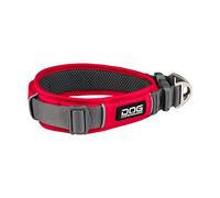 DOG Copenhagen Urban Explorer Collar 2.0 - Padded Dog Collar - Reflective - Comfortable, Classic Red, Size XS