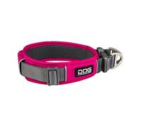 DOG Copenhagen Urban Explorer Collar 2.0 - Padded Dog Collar - Reflective - Comfortable, Wild Rose, Size XS