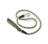 DOG Copenhagen Urban Rope 3.0 Dog Lead - Dog Training Lead - Dog Leash - Reflective Trim - Durable - For Small, Medium and Large Dogs - 160cm - Locking Carabiner - Padded Handle, Hunting Green, S
