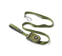 DOG Copenhagen Urban Trail 3.0 Dog Lead - Strong Dog Lead for Small, Medium and Large dogs - Padded Handle and Aluminum Carabiner - Training Lead - Dog Leash, Hunting Green, S