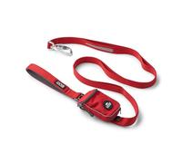 DOG Copenhagen Urban Trail 3.0 Dog Lead - Strong Dog Lead for Small, Medium and Large dogs - Padded Handle and Aluminum Carabiner - Training Lead - Dog Leash, Classic Red, L