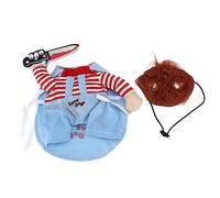 Dog Cosplay Costume | Breathable Adjustable Pet Costumes for Holiday/Christmas Parties | Soft Polyester Dog Clothes with Size Adjustment | Novelty Animal Outfits (L)