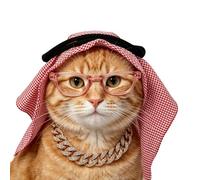 Dog Costume Arabic Kitten Halloween Outfits