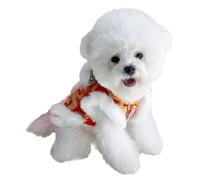 Dog Costume, Chinese New Year Coat, Winter Clothing for Small Dogs, for Medium Pets on Fixed Walks at Home and Outdoors
