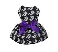 Dog Costume Dress For Halloween Fashion 2Leg Slip Cats Photoshooting For Bichon Music Festival Bowknot Skirt Pumpkin Bat Skirt For Pet