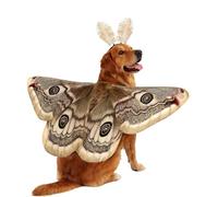 Dog Costume | with Headband Outfit | Dog Moth Costume | for Large Medium Small Breed Puppy Birthday Holiday Party Cat