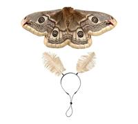 Dog Costumes Cat Wing Clothes with Headband | Moth Wings Cosplay for Large Medium Small Breed Puppy Birthday Holiday Party Cat