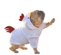 Dog Costumes - French Bulldog Cute Chick Holiday Costume Cute Hoodie Halloween Role Play Animal Costume for Small and Medium Dogs (Chick Shape) (Large)