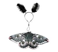 Dog Costumes with Headband Pet Wing Decorations | Moth Wings Cosplay for Party Cat Birthday Holiday Puppy Large Medium Small Breed