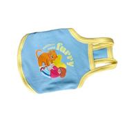 Dog Cotton Vest Small Large Dog Soft Camisole Pullover Apparel Cartoon Pullover Spring Pajamas Princess Pet Dress