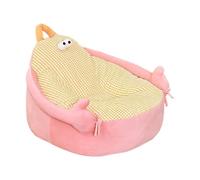 Dog Couch Bed Plush Soft Cute Cartoon Sofa Nest Furniture | Calming Sofa Bed Medium Small Cats Dogs for Living Room Crate Interior Outdoor Patio Kennel Floor