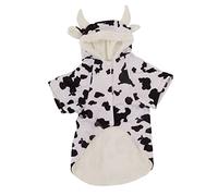 Dog Cow Costume, Milk Cows Pet Dog Clothes, Dog Clothes, Soft Halloween Costumes Clothes Cow Pattern for Medium to Large Dog (3XL)