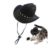 Dog Cowboy Hat | Breathable Pet Cowboy Hat Cat Caps - Puppy Halloween Costumes, Comfortable Pet Decoration for Summer Outdoor Walking Camping
