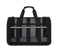 Dog Crate Bed Extra Large,Cat Bag 2025 Breathable Mesh Foldable Pet For Small Medium Cats Small Dogs Puppies Portable Kennel (Black,34X24X3cm)