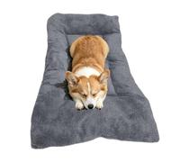 Dog Crate Bed Plush Pet Mat - Thick Rectangular Sofa Cushion for Large Dogs | Thick Plush Mat Stuffed with Pp Cotton Provides Optimal Joint Support. Fits Perfectly Inside Standard Crates or On Cou